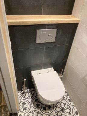 Een moderne toiletrenovatie mogen realiseren!