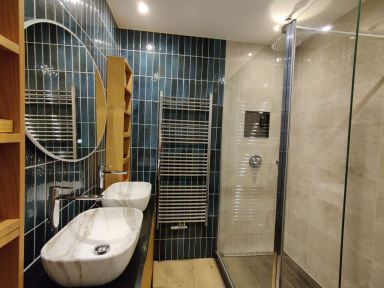 Een fijne badkamer mogen realiseren voor een klant!