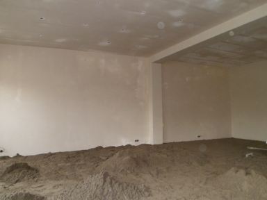 Verlaagd plafond maken in restaurant Kiko te Sittard.