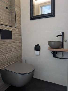 Een toiletrenovatie mogen doen in Made!