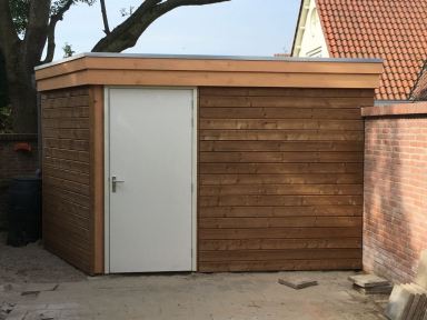 Nieuwe houtskeletbouw schuur Hillegom