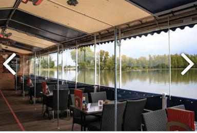 Renovatie terrasboot de Pannekoekenbakker Woudrichem (oude situatie)