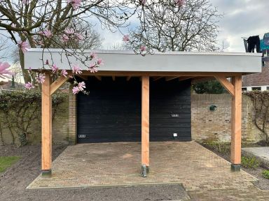 Een prachtige en moderne overkapping in Dongen!