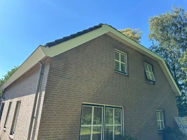 Nieuwe gevelbekleding in Oosterhout