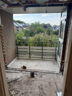 Badkamerrenovatie/uitbouw in Giessen
