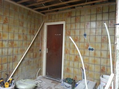 Badkamer en wc renovatie zorgboerderij Winschoten