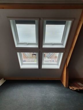 VELUX-quattro geplaats in Veendam