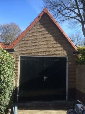 Garage na reinigen en bedekking