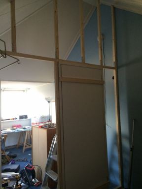 Plaatsen tussenwand in Almere