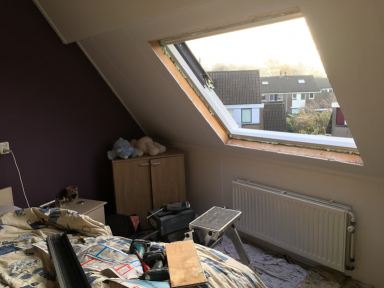 Velux dakvenster GGL uk06 geplaatst Emmeloord