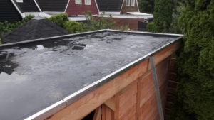 Bouwen van een douglas tuinhuis / tuinschuur in Dronten