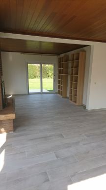 Renovatie vervanging leidingen in chappe, nieuwe chappe met isolatie, tegelen en schilderen in overijse