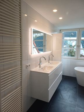 In Veldhoven een mooie badkamer mogen realiseren!