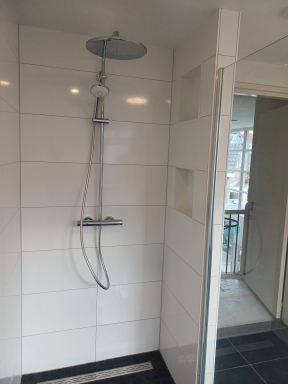In Veldhoven een mooie badkamer mogen realiseren!