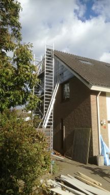 Gevel bekleding composiet in Gerwen