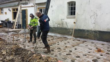 fundering aanbouw storten Nuenen