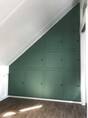 Zolderkast inbouw, meubels op maat.  Arnhem