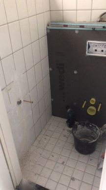 Toilet verbouwing Apeldoorn.