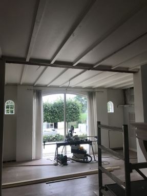 Aanbrengen plafond 70 m2