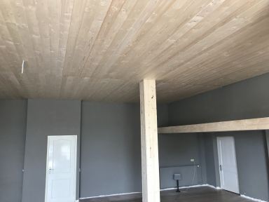 Aanbrengen plafond 70 m2