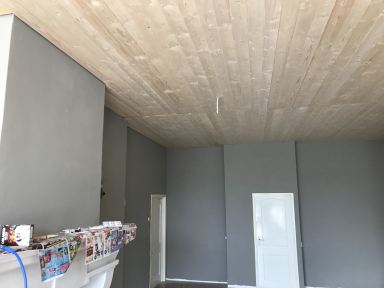 Aanbrengen plafond 70 m2