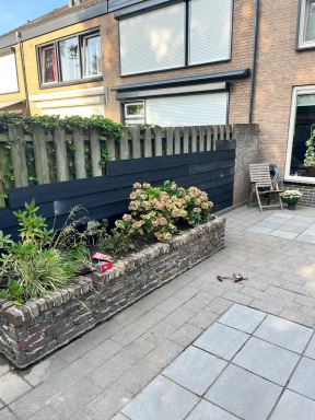 Schutting opnieuw bekleed in ’s-Heerenberg