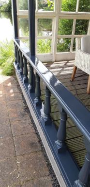 Terras balustrade vernieuwen. Vinkeveen/Wilnis