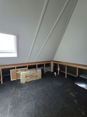 Open zolder en open ruimtes.