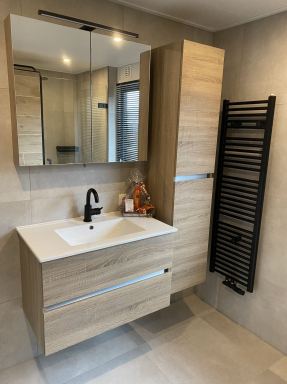 Renovatie badkamer en toilet in Dronten