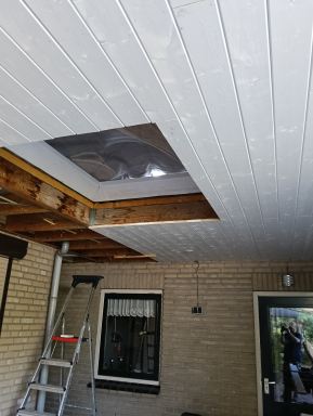 Berghem: aftimmeren veranda