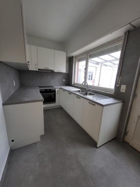 Complete living, keuken en berging renovatie in Melsele