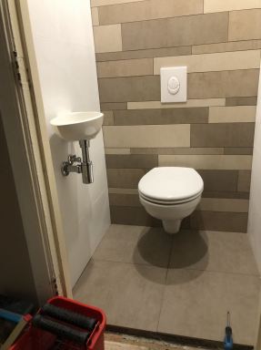 Wc renovatie uitgevoerd in Den Haag