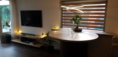 Woonkamer renovatie in Oldebroek