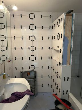 Douche cabine vervangen voor inloopdouche in Amsterdam.