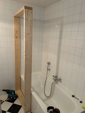 Douche cabine vervangen voor inloopdouche in Amsterdam.