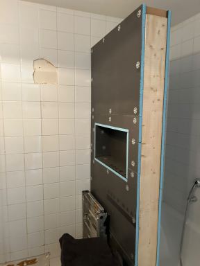 Douche cabine vervangen voor inloopdouche in Amsterdam.