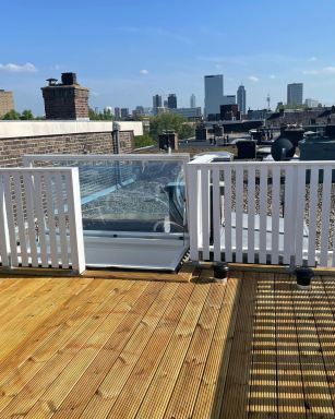 Dakterras gerealiseerd te Rotterdam