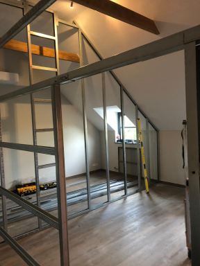 Complete zolder renovatie in woning te Lennik