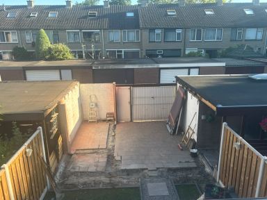 Een garage in Rozenburg gerealiseerd
