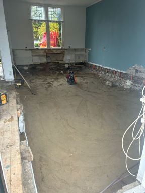 Complete woonkamerrenovatie mogen verrichten in Amsterdam