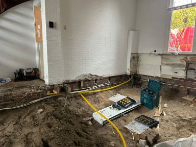 Complete woonkamerrenovatie mogen verrichten in Amsterdam