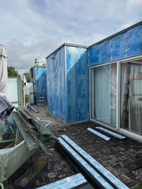 Diverse dakopbouwen mogen voorzien van keralite gevelbekleding in Amsterdam