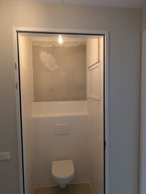 extra toilet op zolder