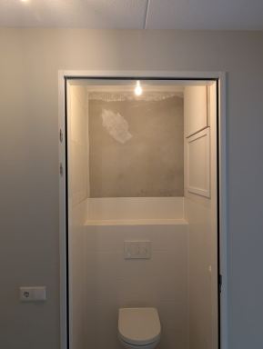 extra toilet op zolder