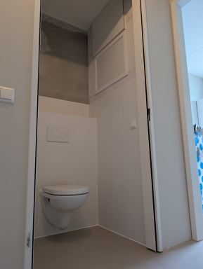 extra toilet op zolder