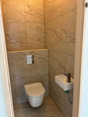 Toiletrenovatie in appartement in Gennep