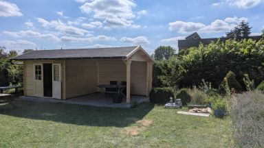 Een opbouw voor tuinhuis in Begijnendijk