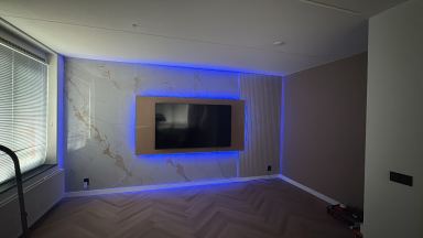 Cinewall geplaatst voor een tevreden klant 