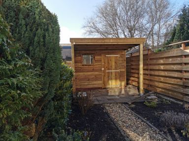 Houten schuur mogen realiseren