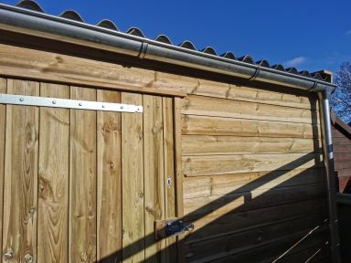 Houten schuur mogen realiseren